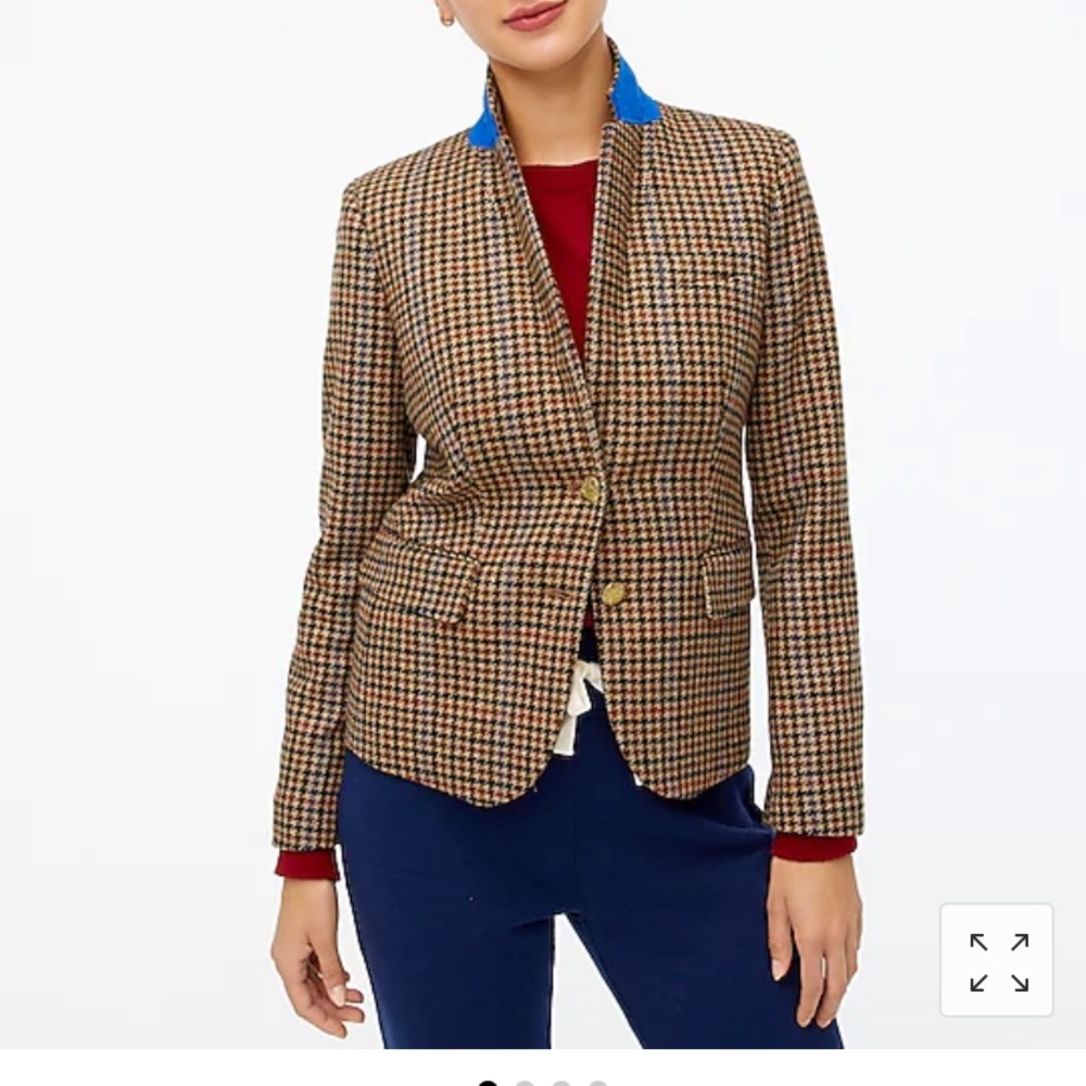 SOLD J Crew Women’s Schoolboy Wool-blend Blazer